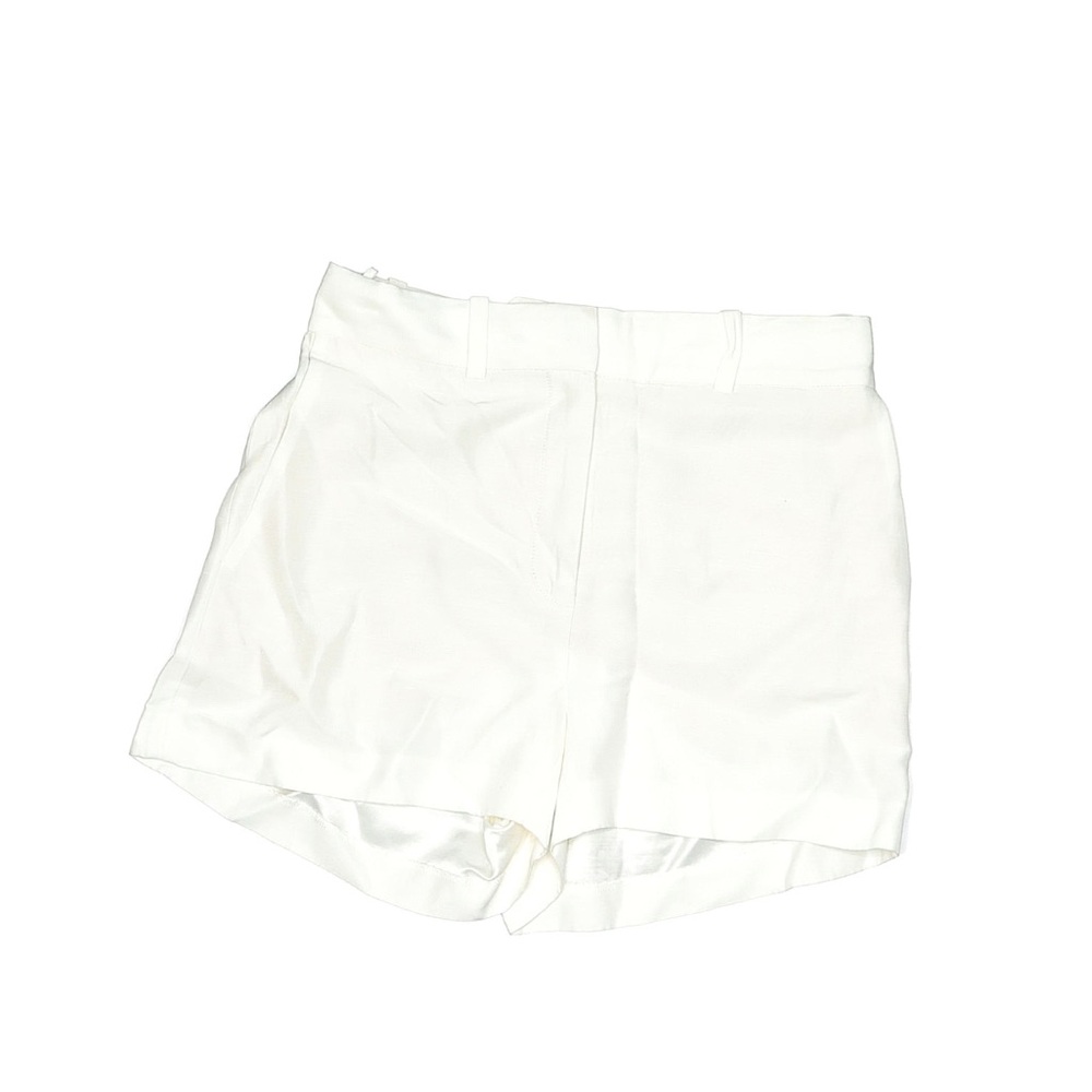 Aritzia Babaton White Linen Shorts size 0